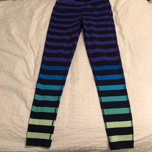 Athleta Bold Stripe Chaturanga. Size small